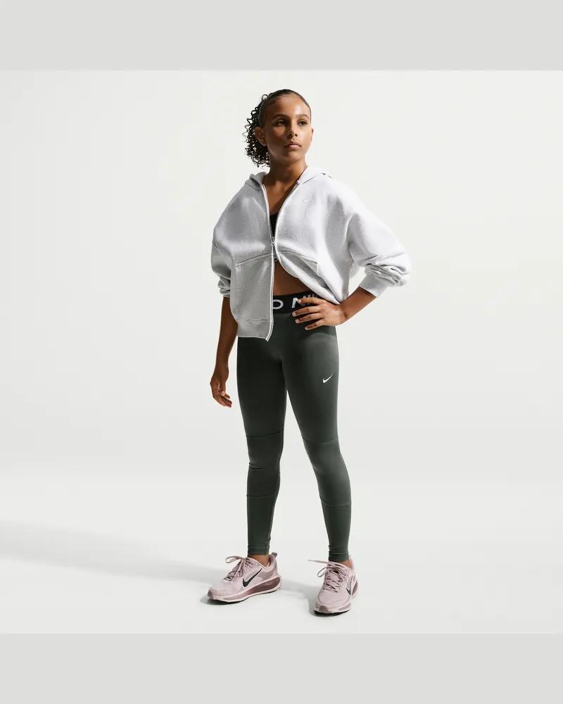 Nike Pro Dri-FIT Leggings für ältere Kinder (Mädchen) - Grün Grün