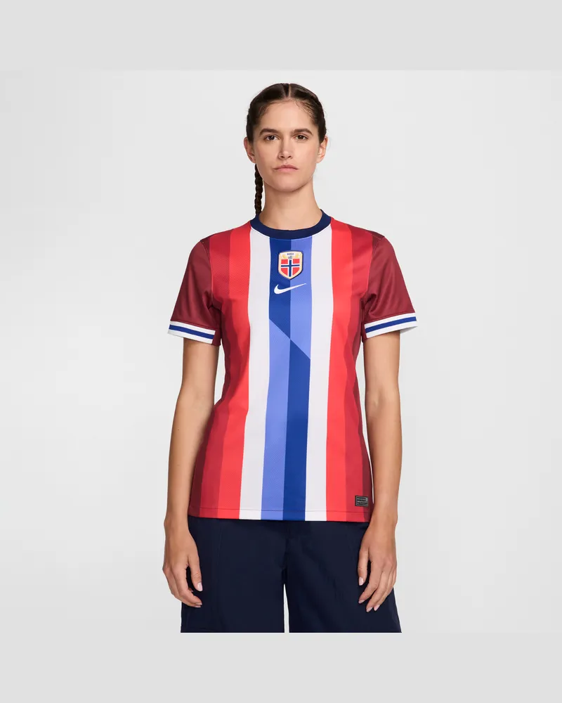 Nike Norwegen 2024 Stadium Home  Dri-FIT Replica Fußballtrikot für Damen - Rot Rot