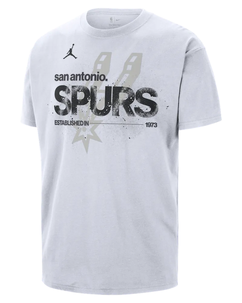 Jordan San Antonio Spurs Courtside  '85 NBA Statement T-Shirt (Herren) - Weiß Weiß