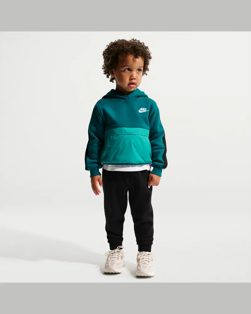 Nike Fleece-Hoodie-Set (Babys) - Schwarz Schwarz