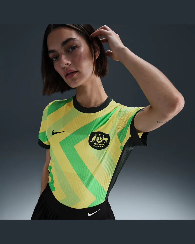 Nike Australien 2025/26 Match Home  Authentic Dri-FIT ADV Fußballtrikot (Damen) - Gelb Gelb