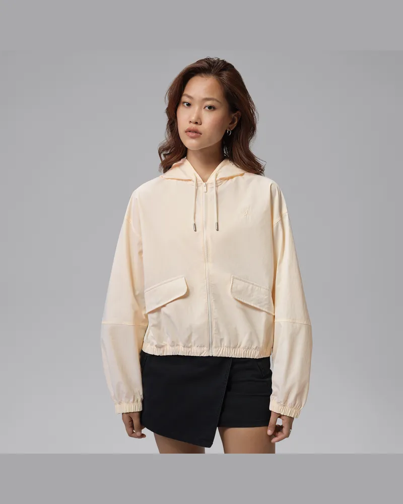 Jordan Flight UV Jacke mit durchgehendem Reißverschluss (Damen) - Braun Braun