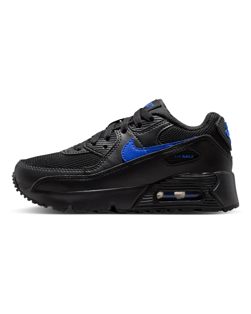 Nike Air Max 90 Schuh (jüngere Kinder) - Schwarz Schwarz