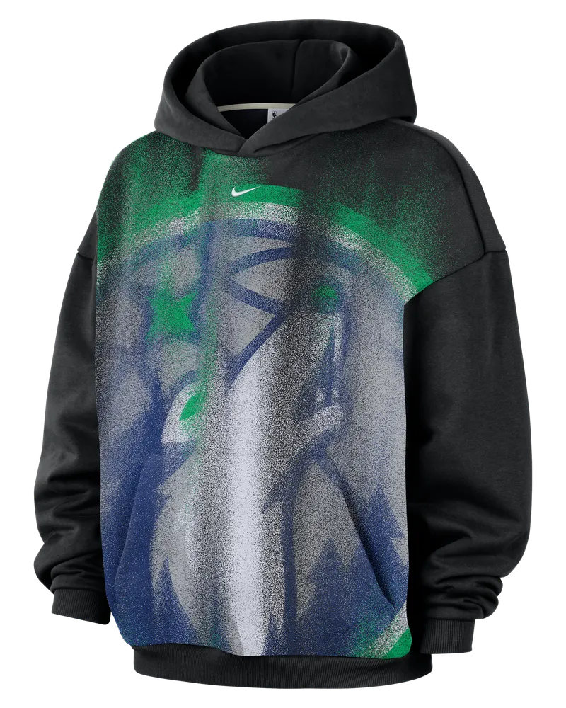 Nike Minnesota Timberwolves Standard Issue Fleece Basketball-Hoodie (Herren) - Schwarz Schwarz
