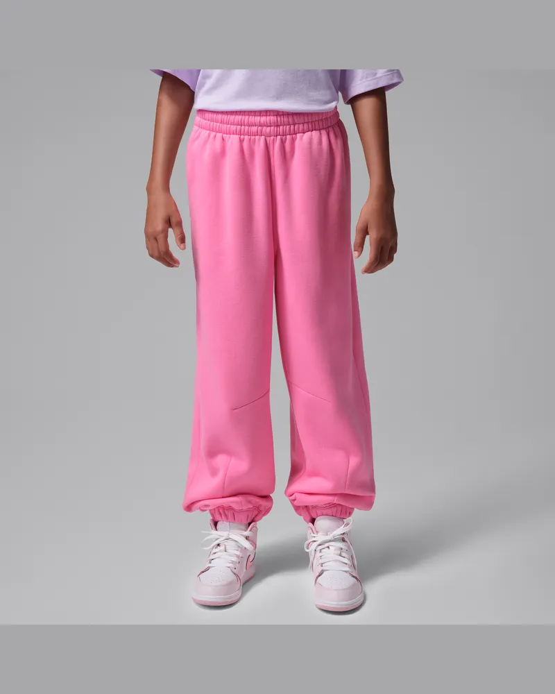 Jordan Brooklyn Fleece-Jogginghose (ältere Kinder) - Pink Pink