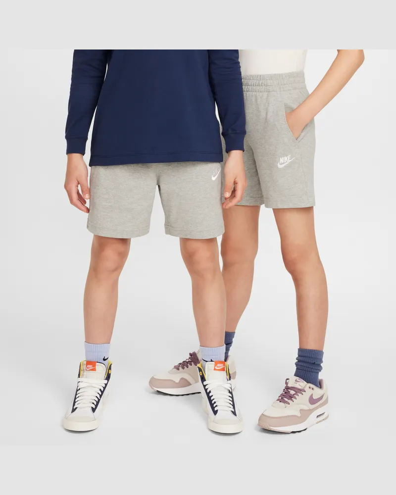 Nike Sportswear Club Strickshorts (ca. 15 cm; ältere Kinder) - Grau Grau
