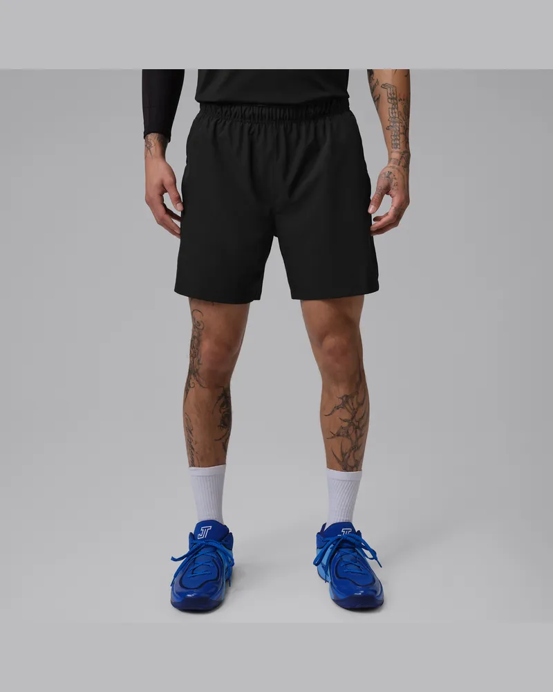 Jordan Sport Flightweight gefütterte Dri-FIT-Shorts (Herren) - Schwarz Schwarz