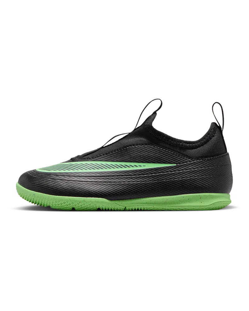 Nike Jr. Mercurial Vapor 17 Club Low-Top-Fußballschuh für Hallen- und Hartplätze (kleinere Kinder) - Schwarz Schwarz