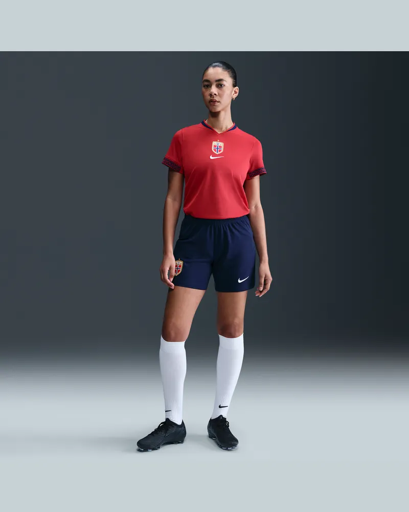 Nike Norwegen 2025/26 Stadium Home  Replika-Fußballshorts mit Dri-FIT-Technologie (Damen) - Blau Blau