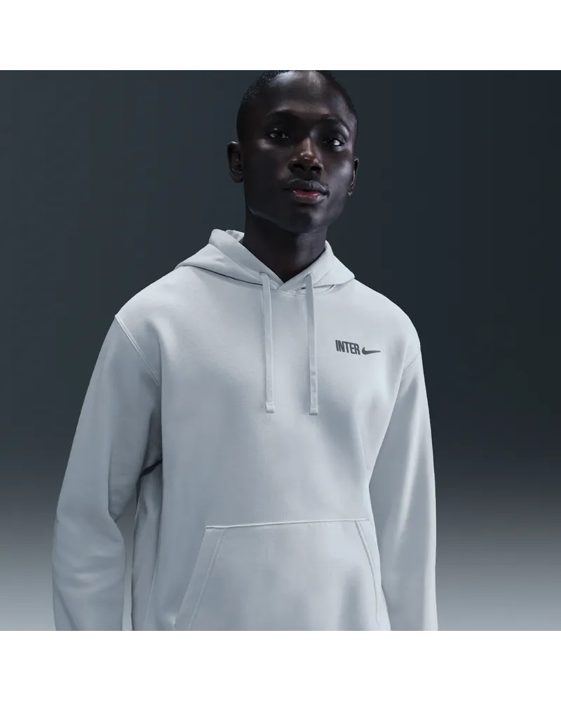 Nike Inter Mailand Club  Fußball-Hoodie (Herren) - Grau Grau
