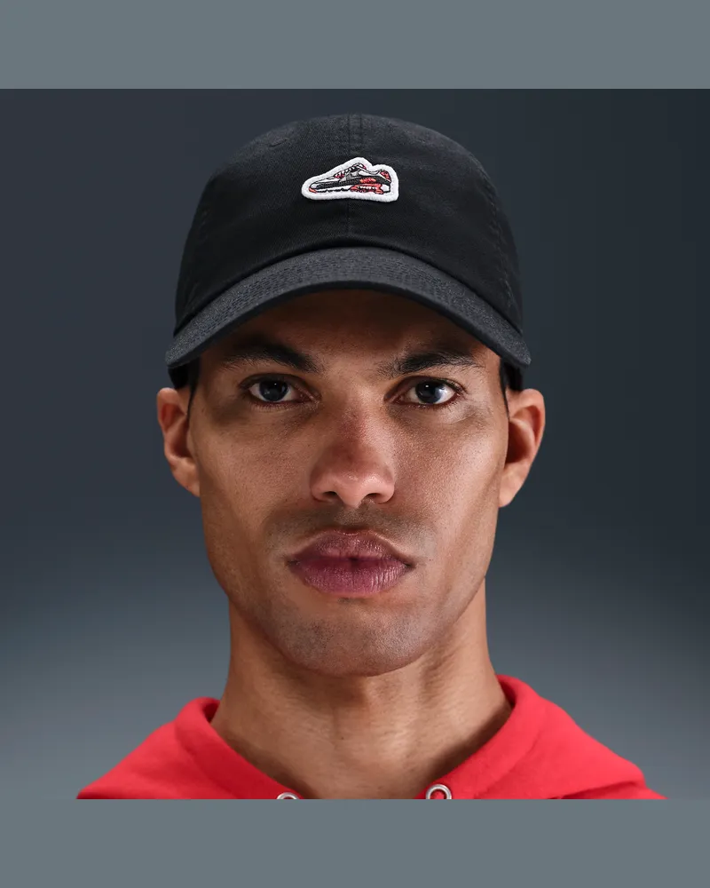 Nike Club unstrukturierte Air Max 90 Patch-Cap - Schwarz Schwarz