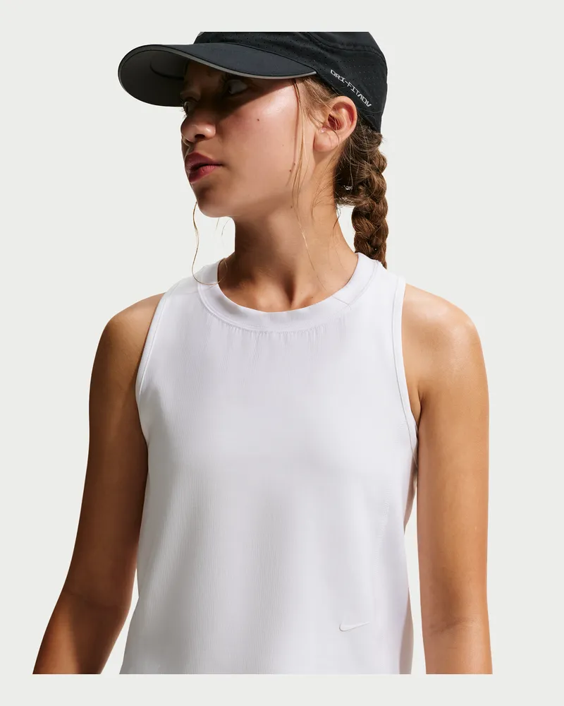 Nike MAVN Strick-Tanktop mit Dri-FIT-Technologie für Mädchen - Weiß Weiß