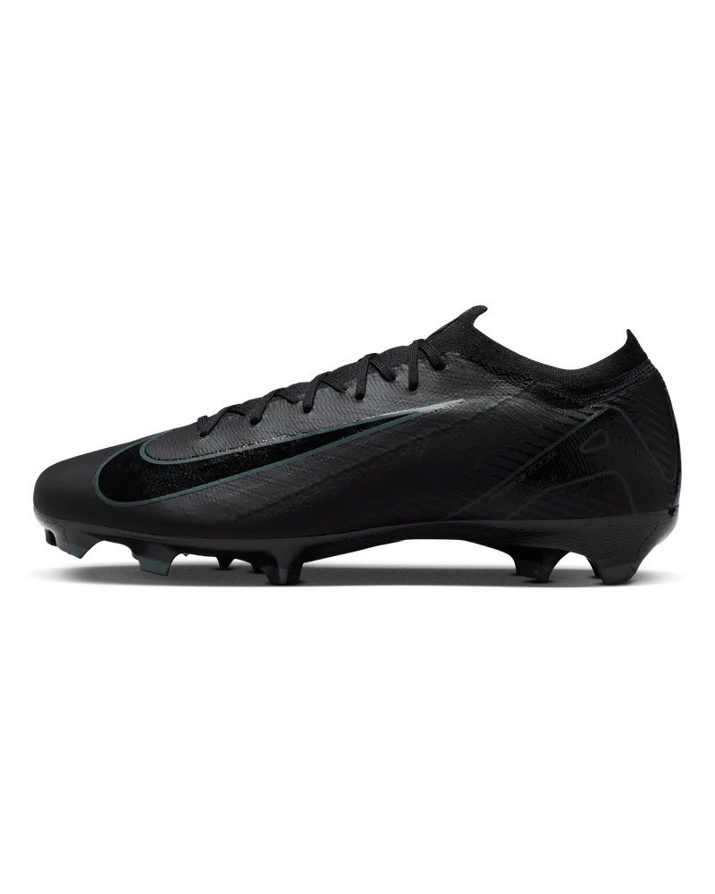 Nike Mercurial Vapor 16 Pro Low Top-Fußballschuh für normalen Rasen - Schwarz Schwarz