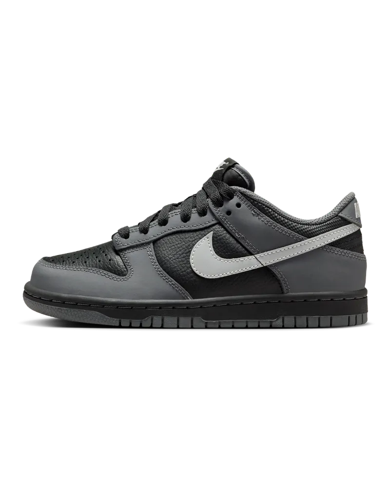 Nike Dunk Low Schuh für ältere Kinder (Jungen) - Schwarz Schwarz