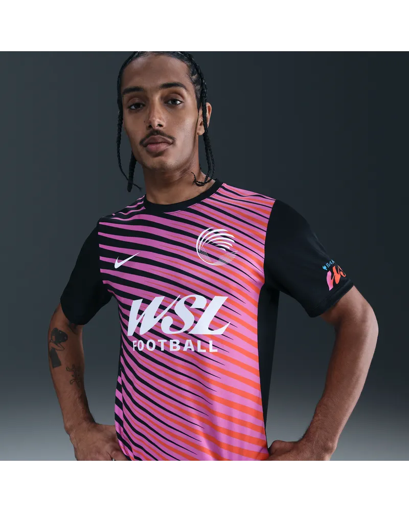 Nike WSL  Pre-Match-Fußballoberteil (Herren) - Schwarz Schwarz