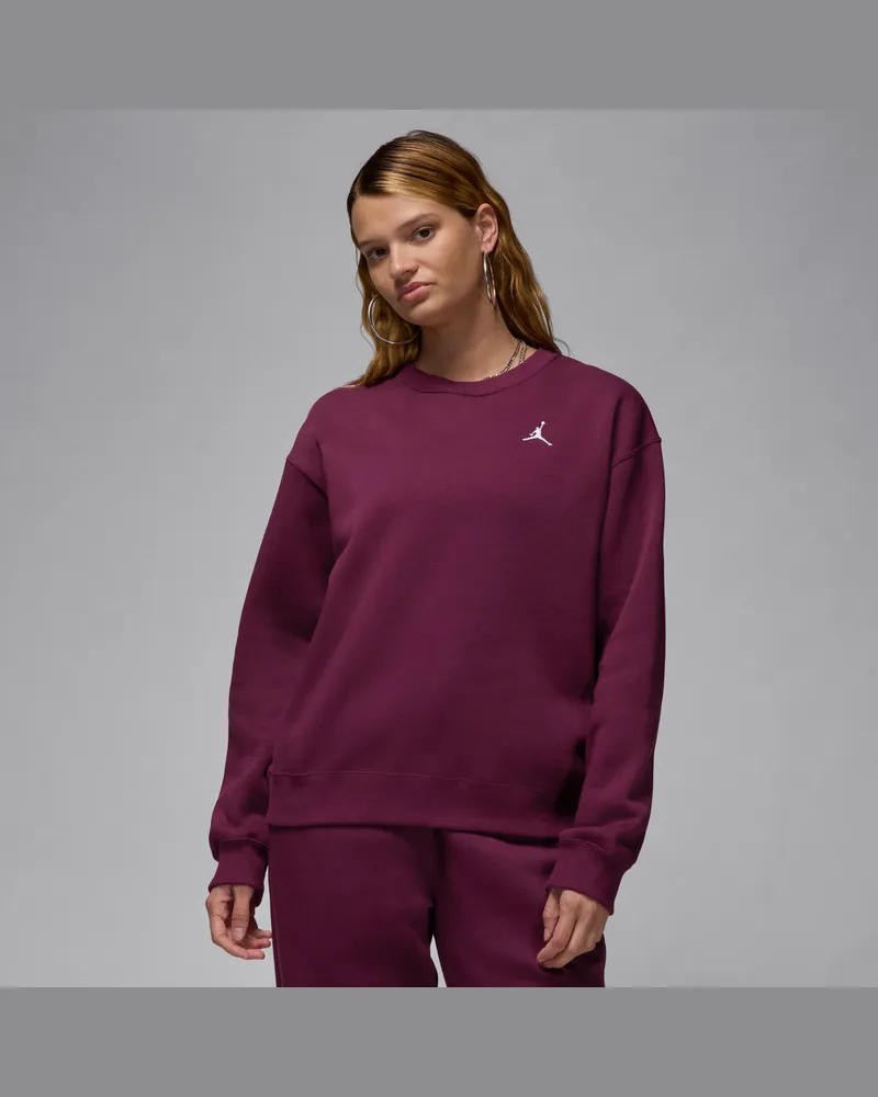 Nike Jordan Brooklyn Fleece-Sweatshirt (Damen) - Rot Rot