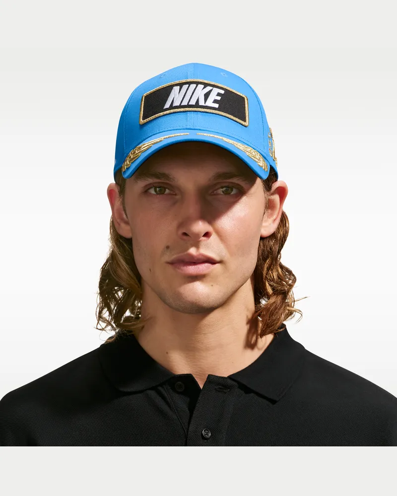Nike Club strukturierte Racing Cap - Blau Blau