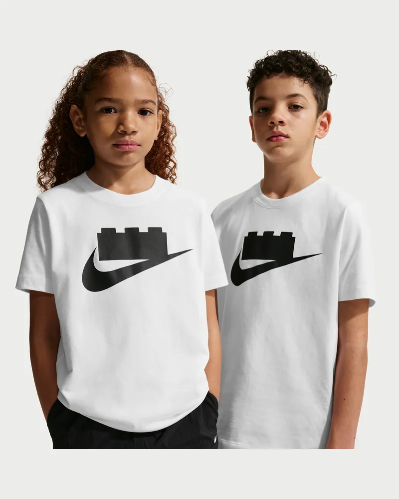 Nike x LEGO® Kollektion T-Shirt mit Logo (ältere Kinder) - Weiß Weiß