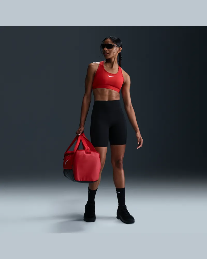 Nike Universa Bike Shorts mit hohem Bund und ohne Frontnaht (Damen, ca. 20,5 cm) - Schwarz Schwarz