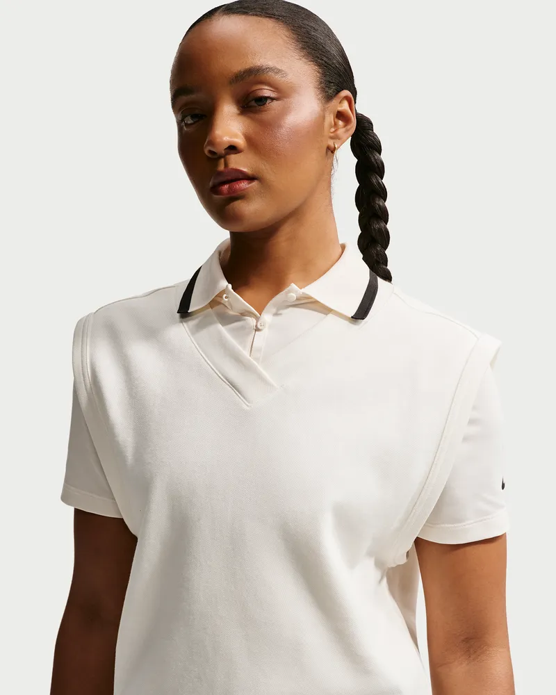 Nike Golfweste mit V-Ausschnitt (Damen) - Weiß Weiß