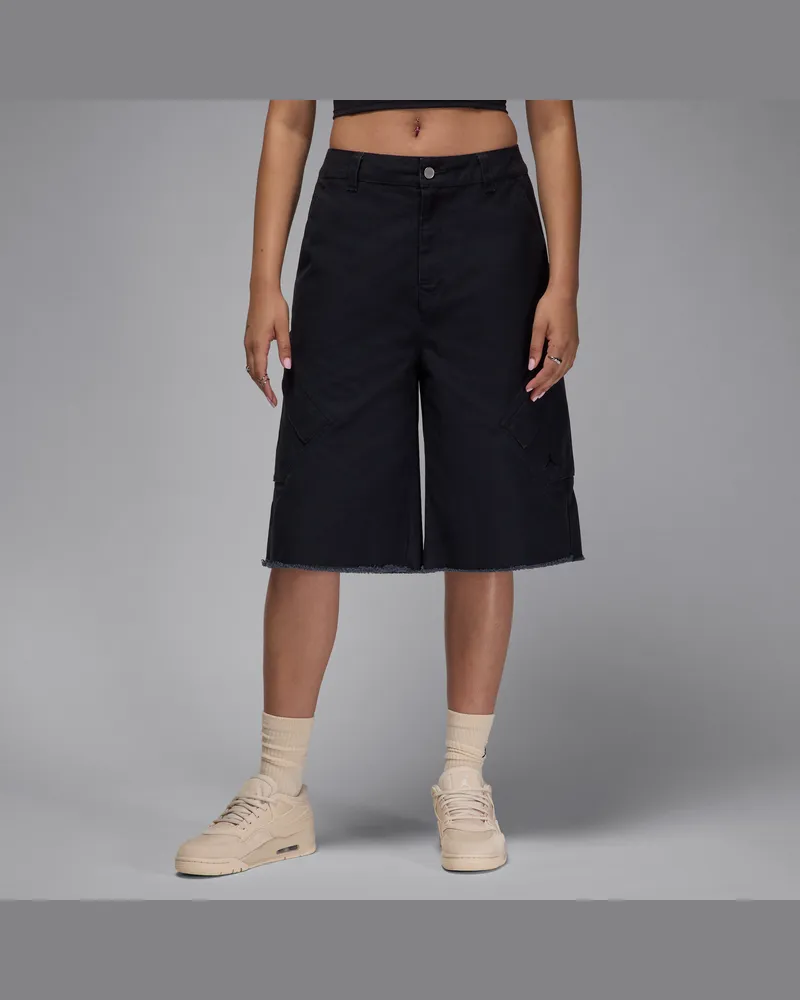 Jordan Flight Chicago Big Shorts (Damen) - Schwarz Schwarz