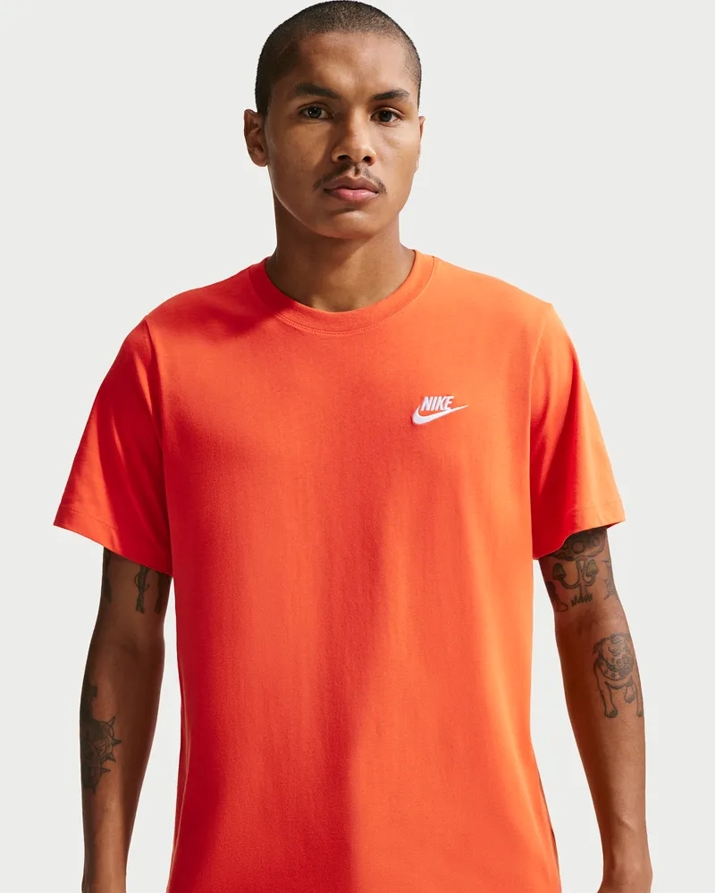 Nike Club Herren-T-Shirt - Orange Orange