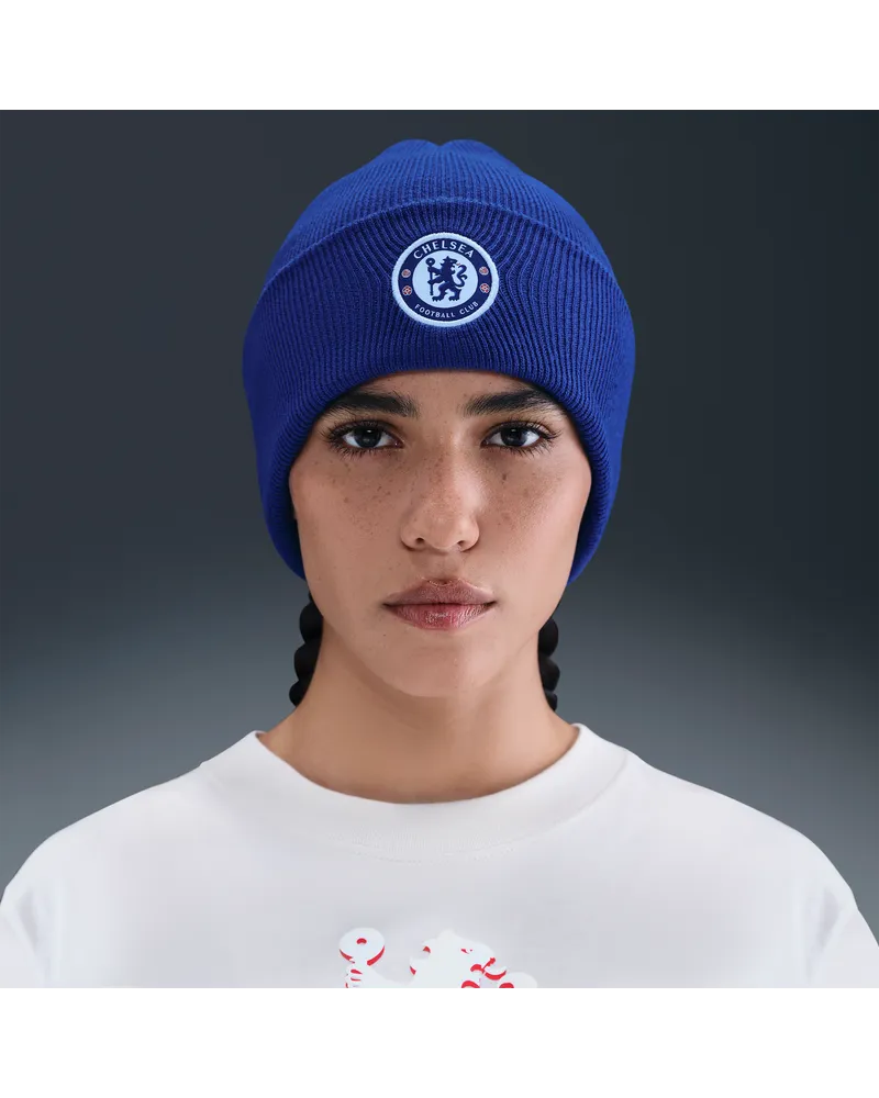 Nike Chelsea  Dry-FIT Peak Beanie - Blau Blau