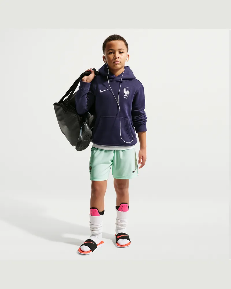 Nike FFF 2026 Auswärtsstadion  Dri-FIT Replika Fußballshorts für ältere Kinder - Grün Grün