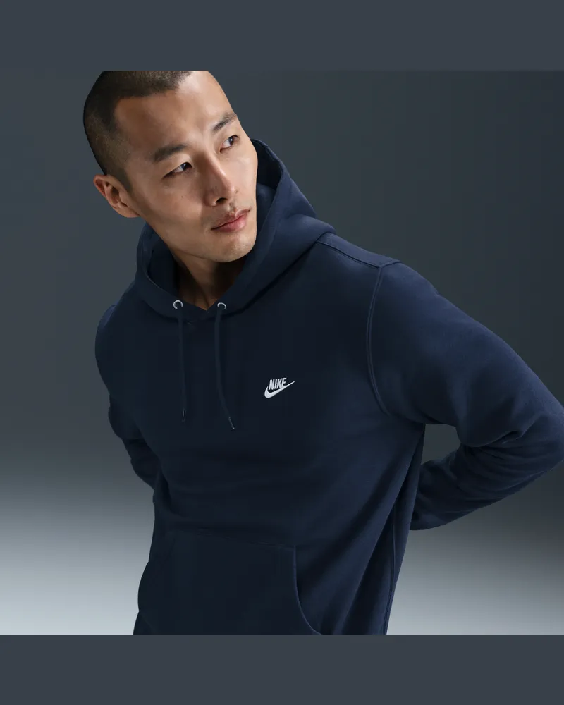 Nike Club Fleece-Hoodie (Herren) - Blau Blau