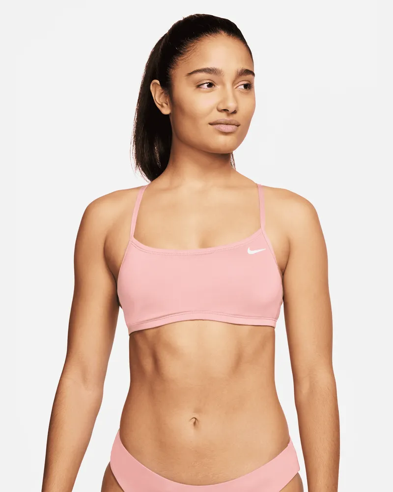 Nike Essential Racerback-Bikinioberteil - Pink Pink