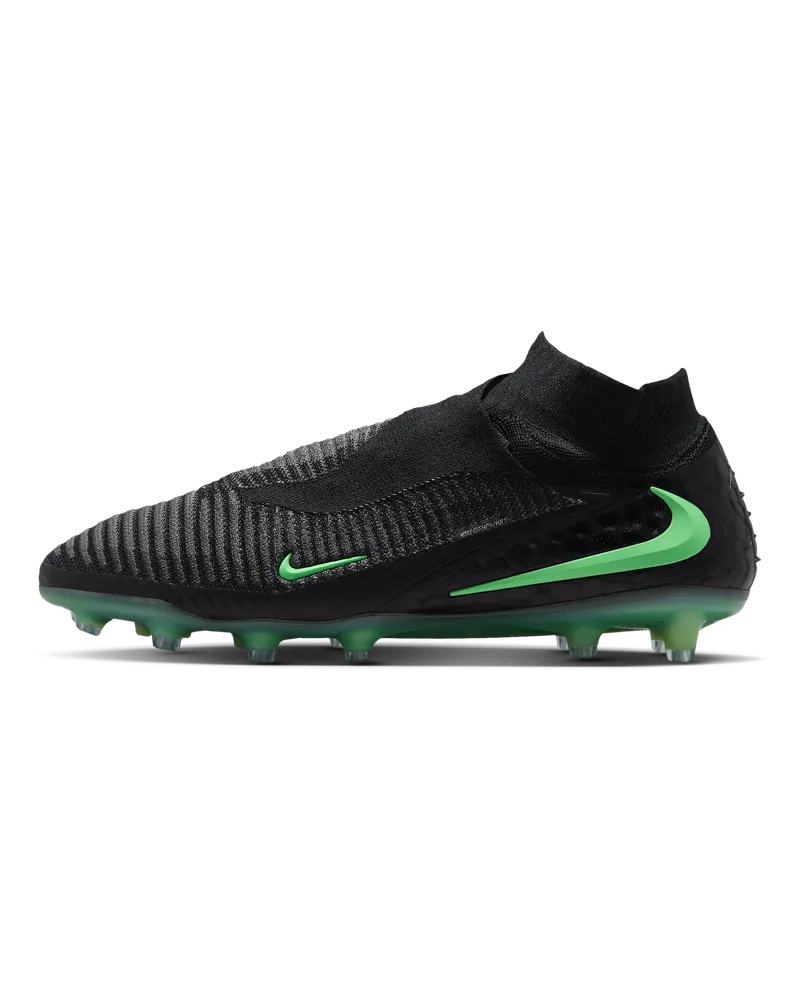 Nike Phantom 6 High Elite Fußballschuh für Kunstrasen - Schwarz Schwarz
