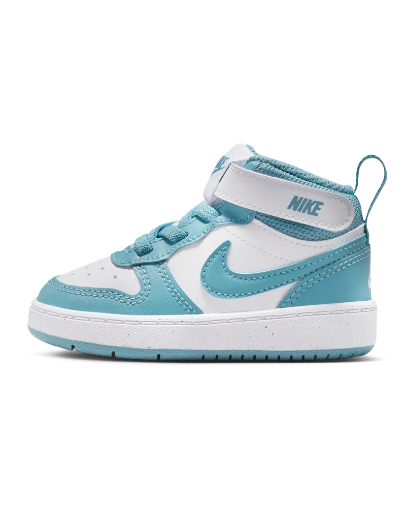 Nike Court Borough Mid 2 Schuh für Babys und Kleinkinder - Weiß Weiß