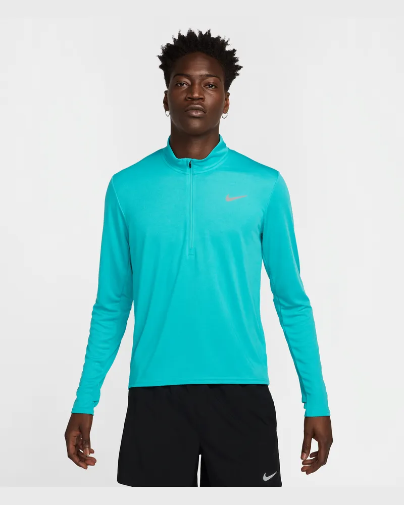 Nike Pacer Dri-FIT-Laufoberteil mit Halbreißverschluss für Herren - Grün Grün