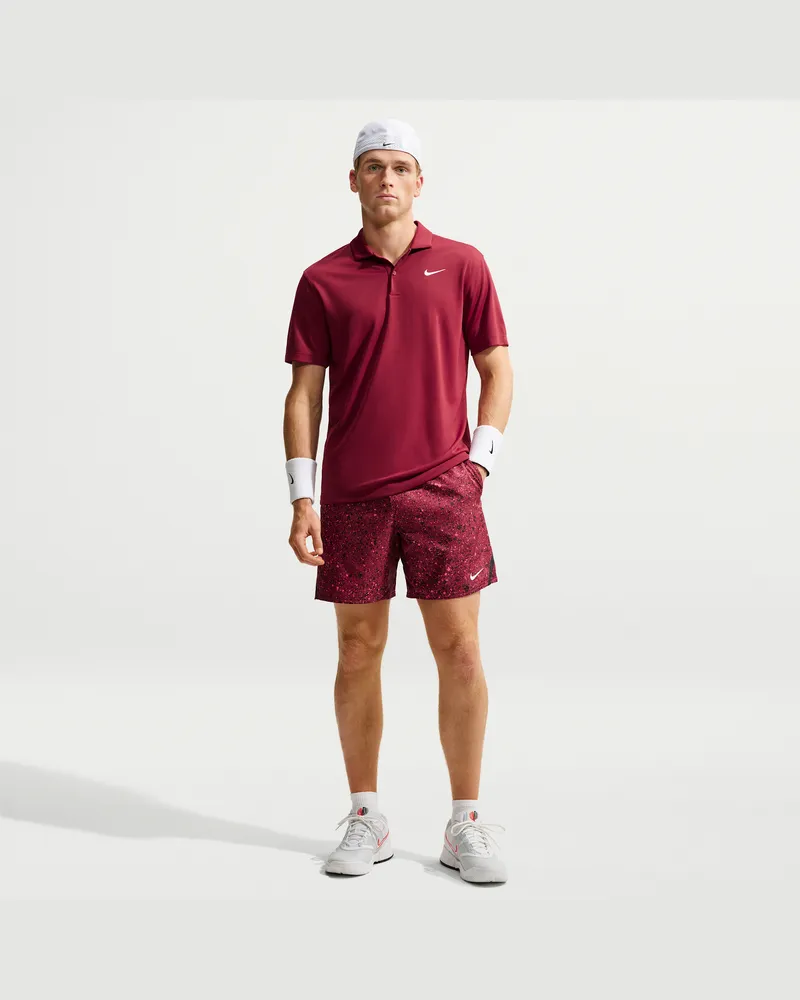 Nike Court Victory Dri-FIT Shorts (Herren, ca. 18 cm) - Rot Rot