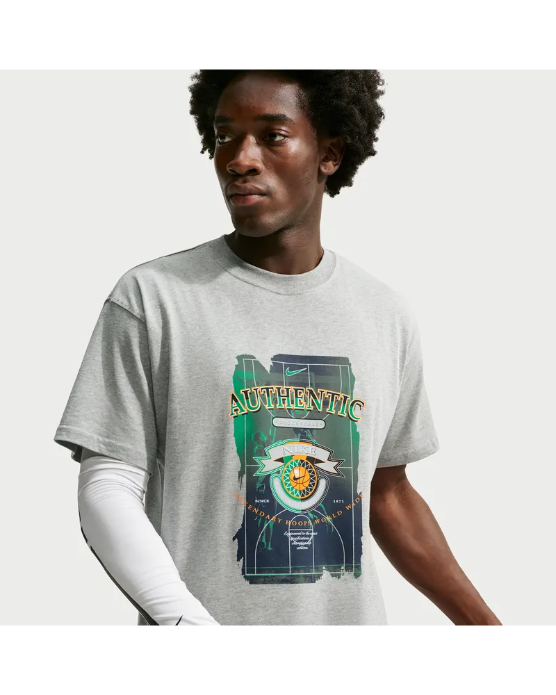 Nike Basketball-T-Shirt (Herren) - Grau Grau