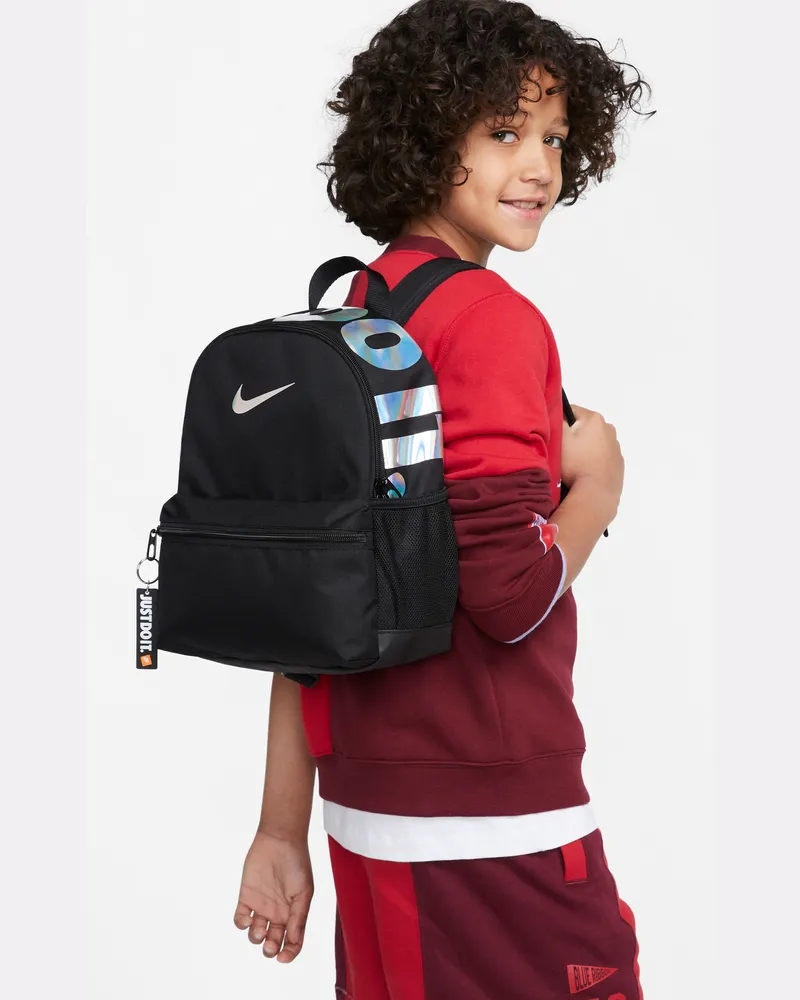 Nike Brasilia JDI Minirucksack für Kinder (11 l) - Schwarz Schwarz