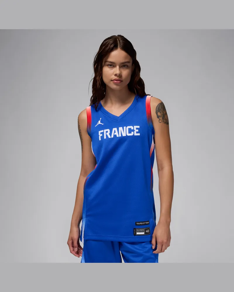 Jordan Frankreich Limited Road  Basketballtrikot (Damen) - Blau Blau