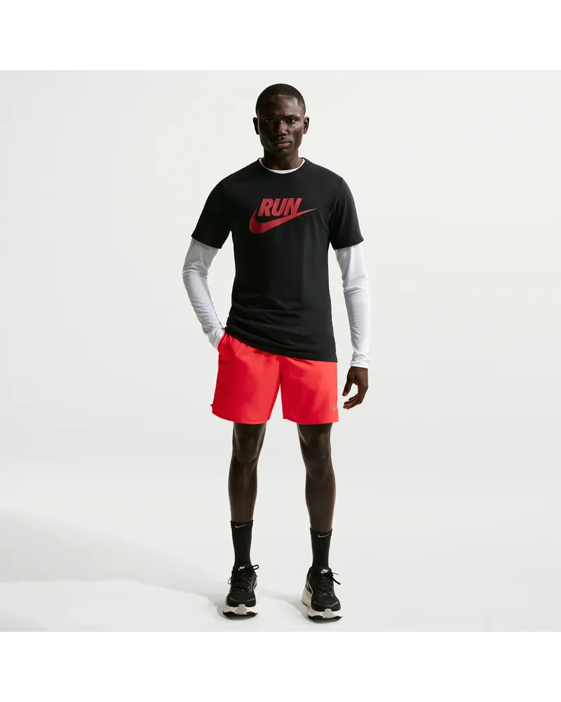 Nike Challenger Dri-FIT-Laufshorts mit Futter für Herren (ca. 18 cm) - Rot Rot
