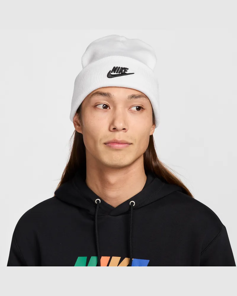 Nike Peak Futura Beanie - Weiß Weiß