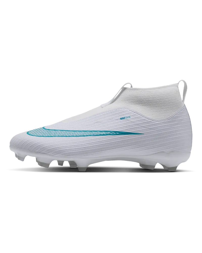Nike Jr. Mercurial Superfly 11 Academy High-Top-Fußballschuh für verschiedene Böden (ältere Kinder) - Weiß Weiß