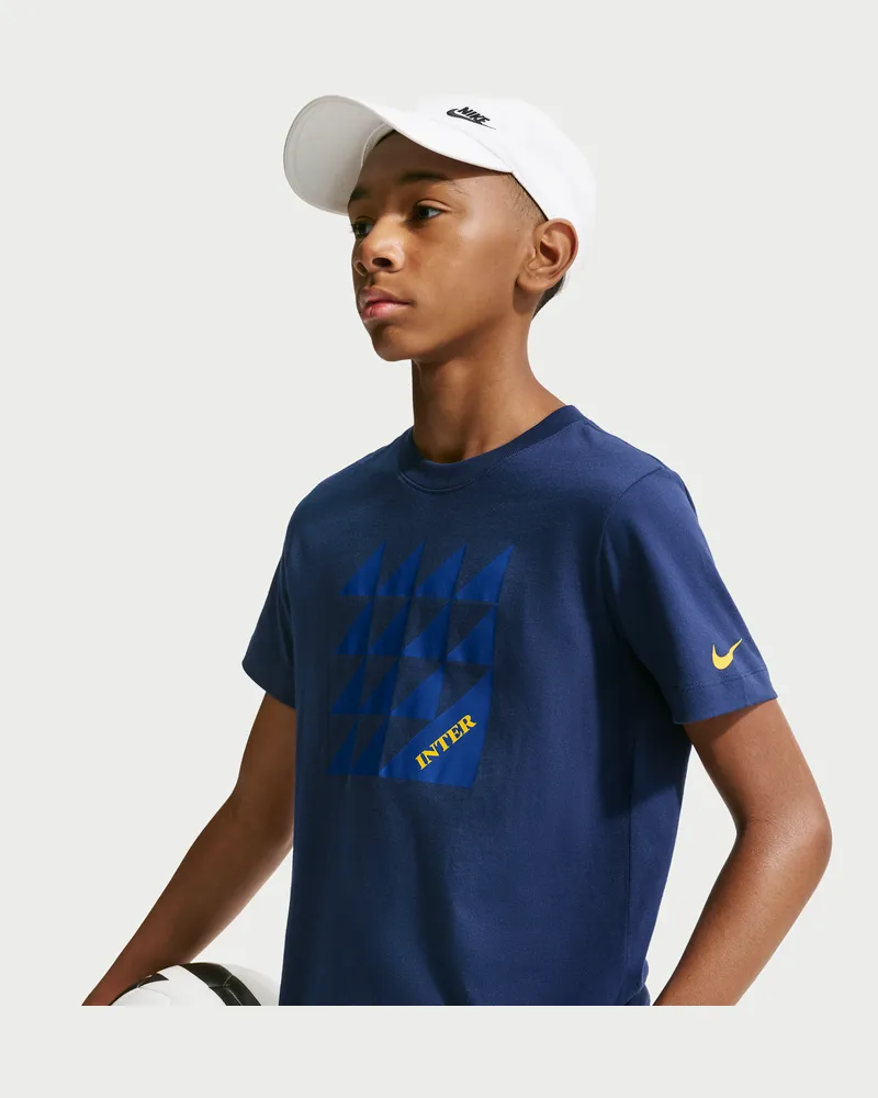 Nike Inter Mailand Club  Football T-Shirt (ältere Kinder) - Blau Blau