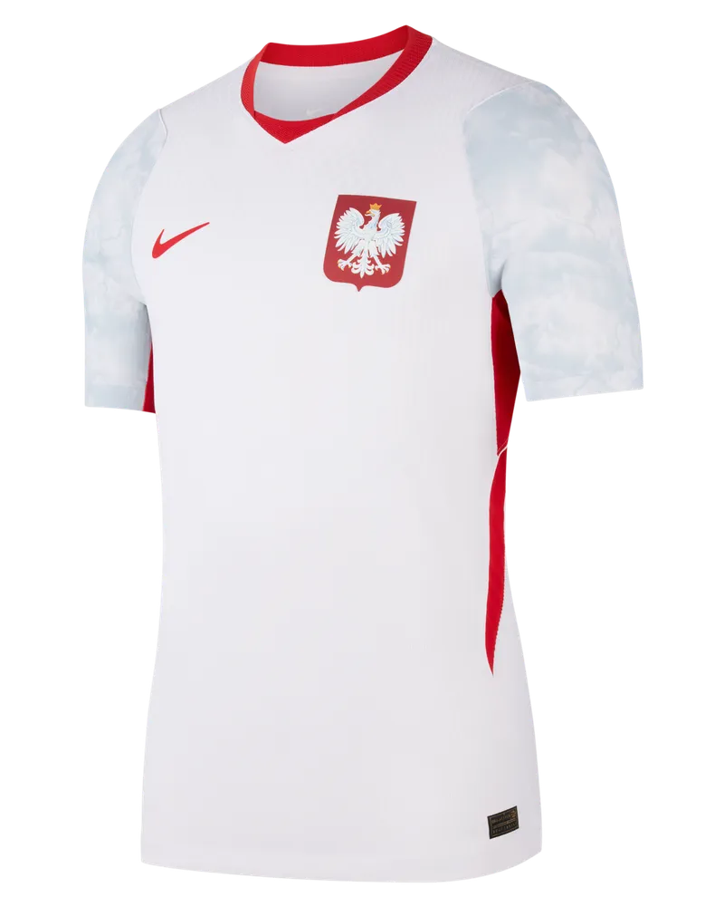 Nike Polen 2026  Aero-FIT authentisches Heimspiel-Fußballtrikot (Herren) - Weiß Weiß