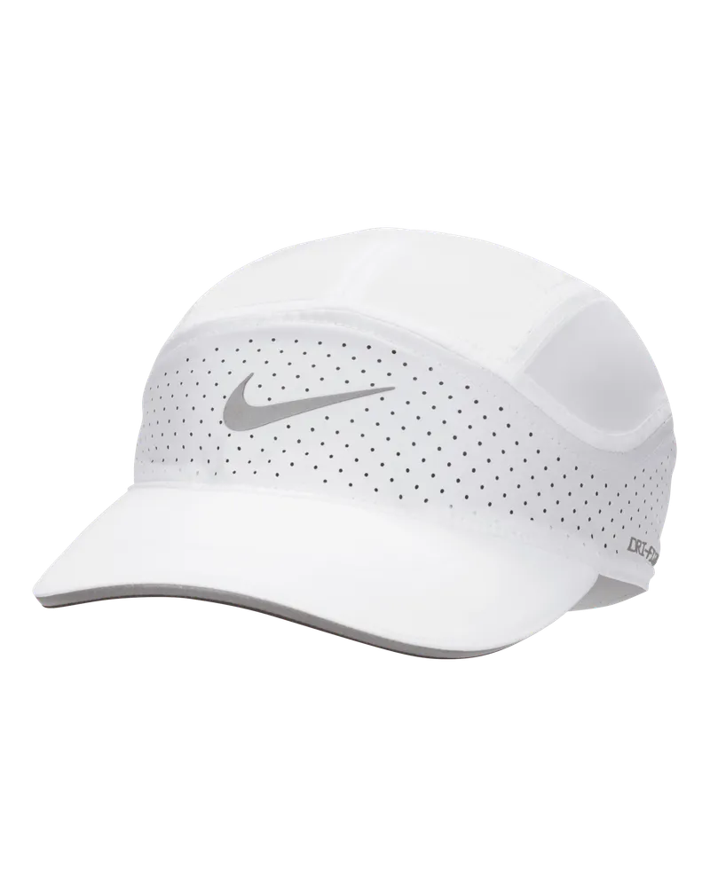 Nike Dri-FIT ADV Fly Cap mit unstrukturiertem und reflektierendem Design - Weiß Weiß