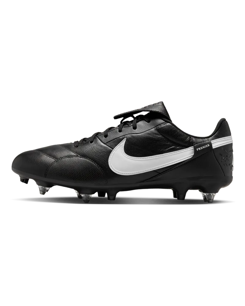 Nike Premier 3 SG-Pro Low-Top-Fußballschuh - Schwarz Schwarz