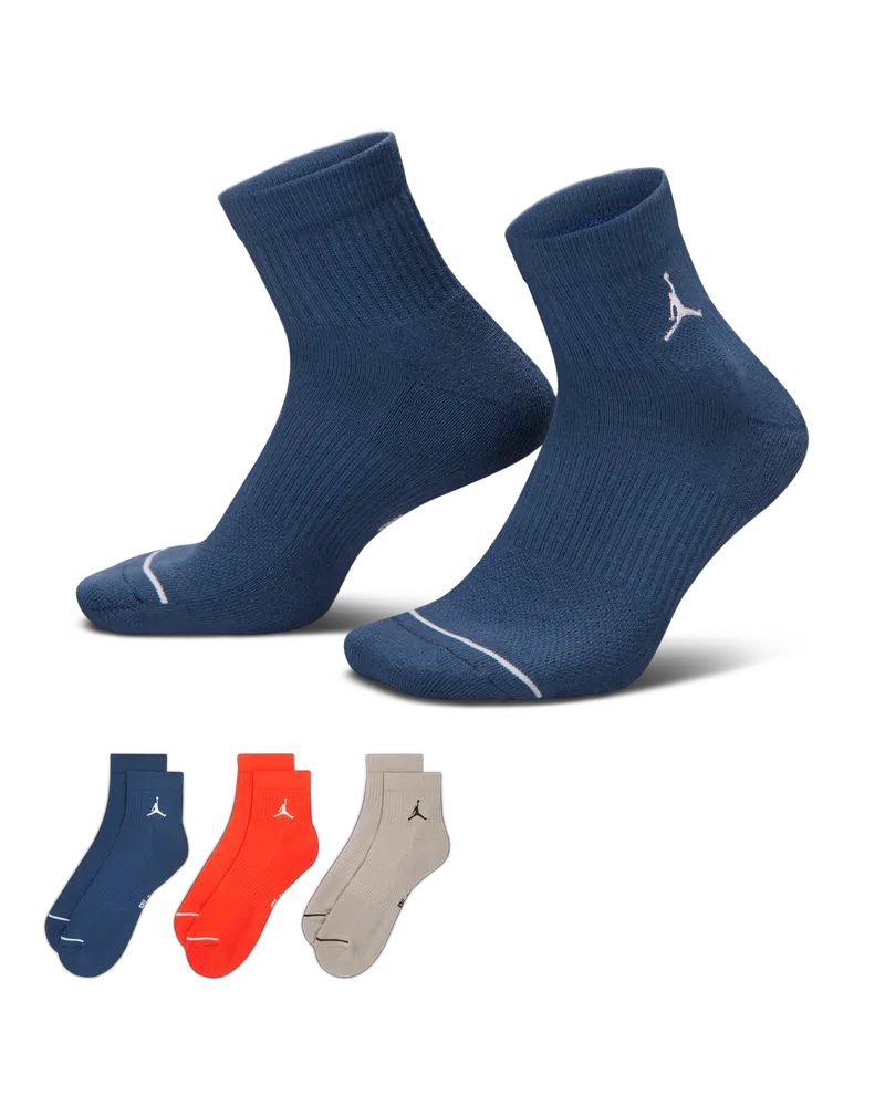 Jordan Knöchelsocken für jeden Tag (3 Paar) - Multi-Color Multi-color