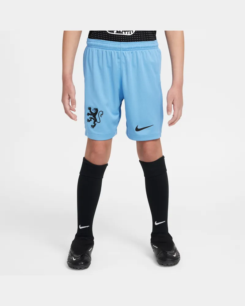 Nike Niederlande 2025/26 Stadium Away  Replika-Fußballshorts mit Dri-FIT-Technologie (ältere Kinder) - Blau Blau