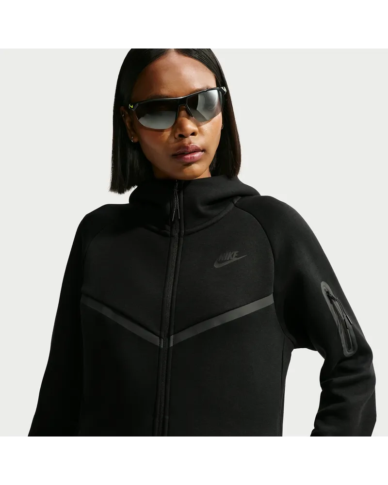 Nike Tech Fleece Windrunner Kapuzenjacke (Damen) - Schwarz Schwarz