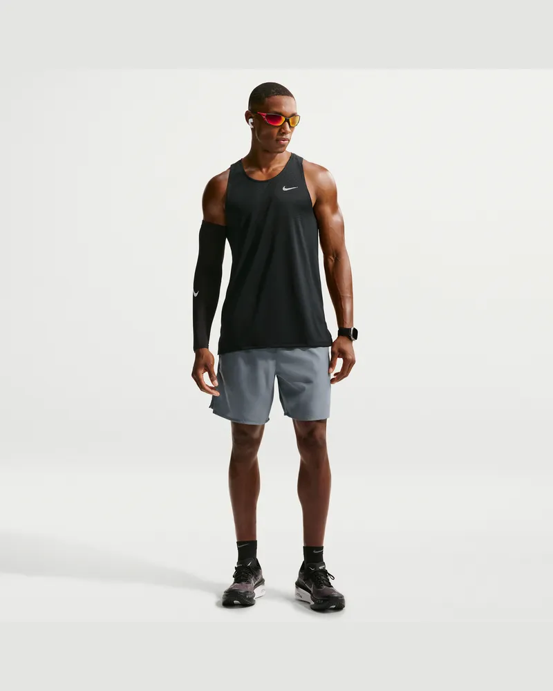 Nike Challenger Dri-FIT-Laufshorts mit Futter für Herren (ca. 18 cm) - Grau Grau