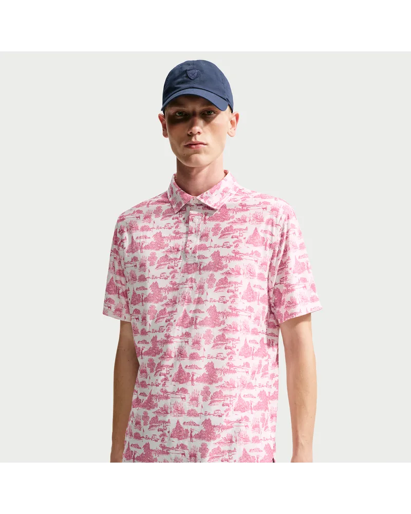 Nike Maßgeschneiderte Performance von  Dri-FIT Golf-Poloshirt (Herren) - Pink Pink