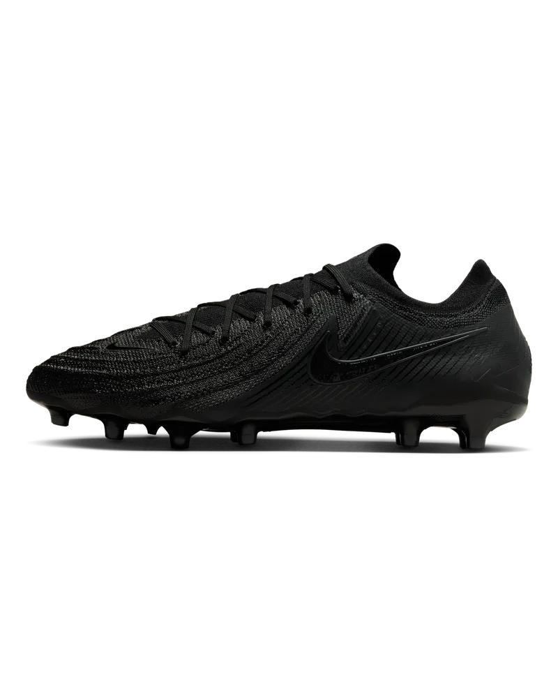 Nike Phantom GX 2 Elite AG Low-Top-Fußballschuh - Schwarz Schwarz